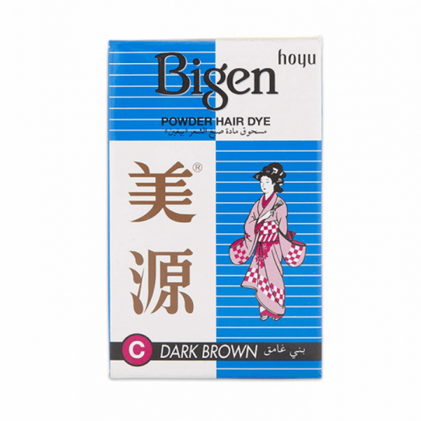 بيجين - مسحوق مادة صبغ الشعر بني غامق رقم C حجم 6غرام